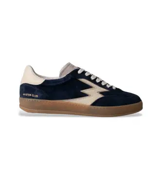 MOA Concept per uomo CL182MCO Sneakers in pelle Blue Club, Basso, Stringhe, Casual Blu