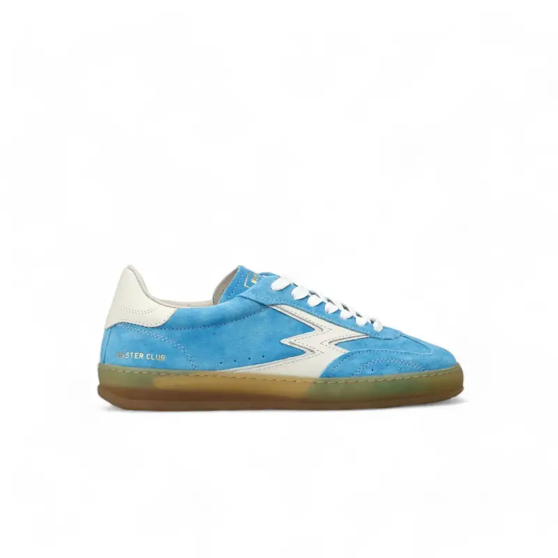 MOACONCEPT SNEAKER CLUB AZZURRO CIELO EFFETTO STONEWASH