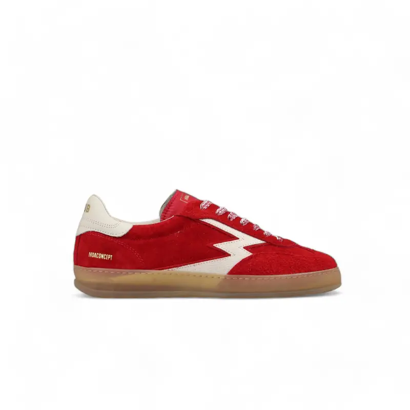 MOACONCEPT Sneaker Club Rosse logo Off-White Donna