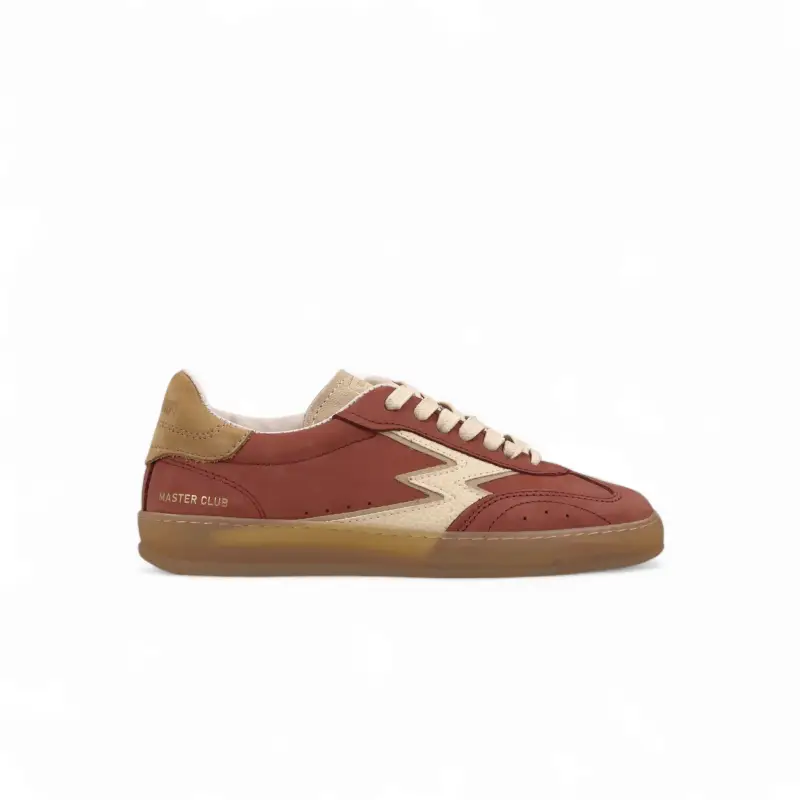 MOACONCEPT Sneaker Club Rosso Mattone Nabuk