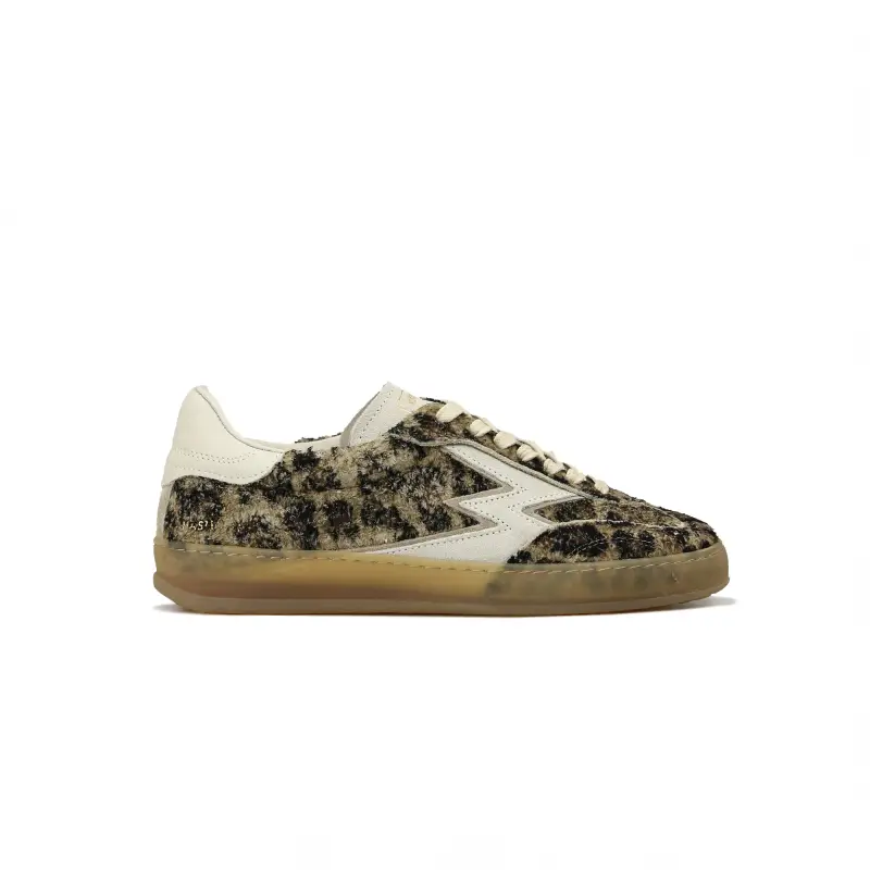 MOACONCEPT Sneaker Club Sabbia Stampa Leopardo