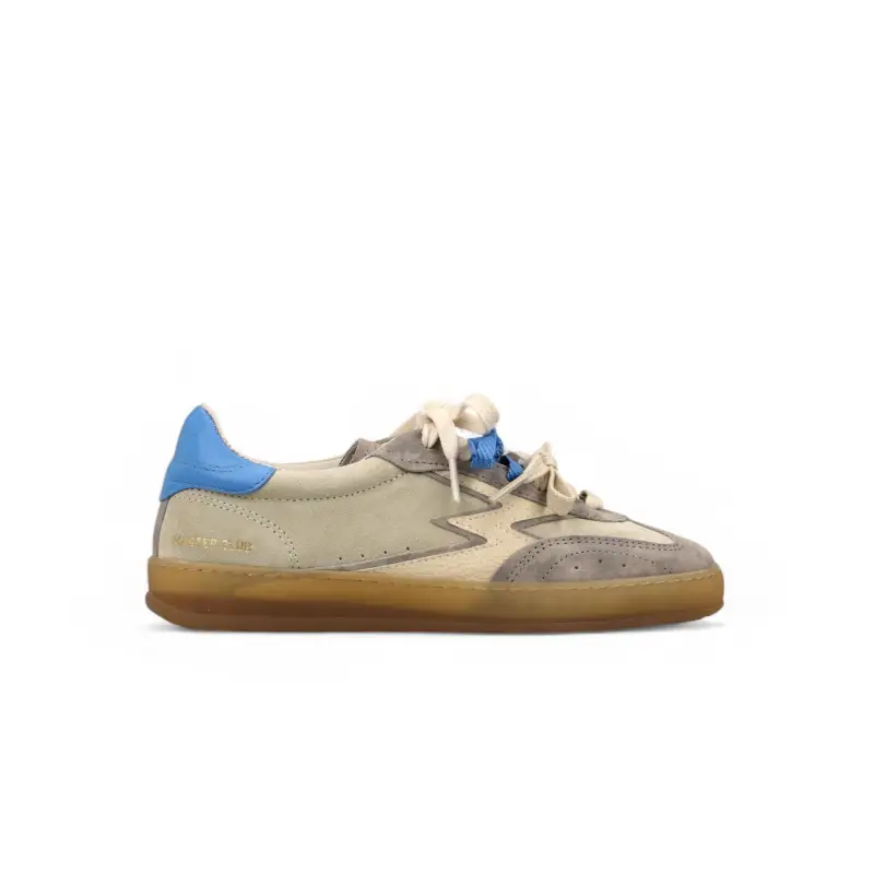 MOACONCEPT Sneaker Club Suede Grigio Ghiaccio