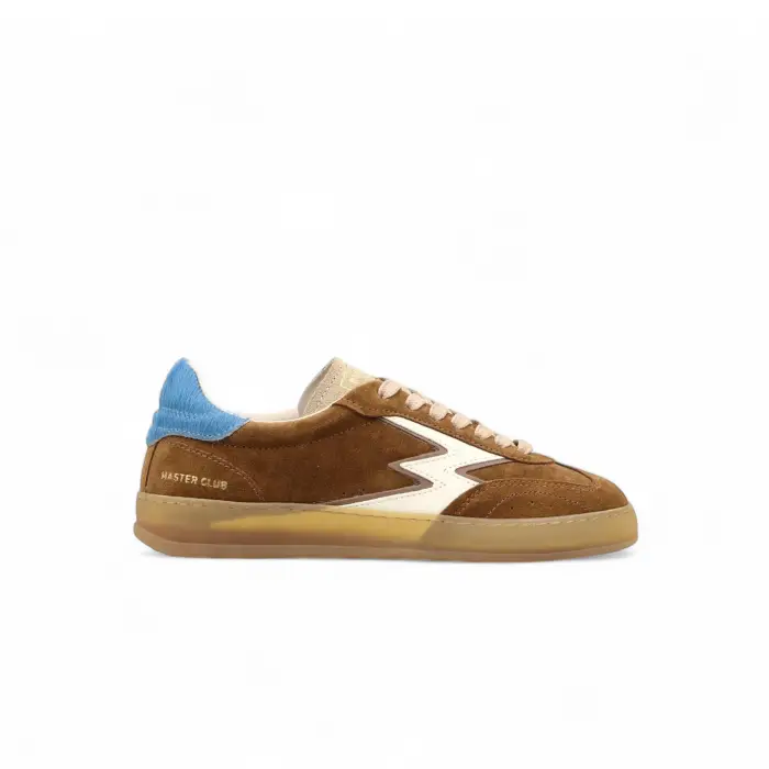 MOACONCEPT SNEAKER CLUB SUEDE TABACCO E CAVALLINO