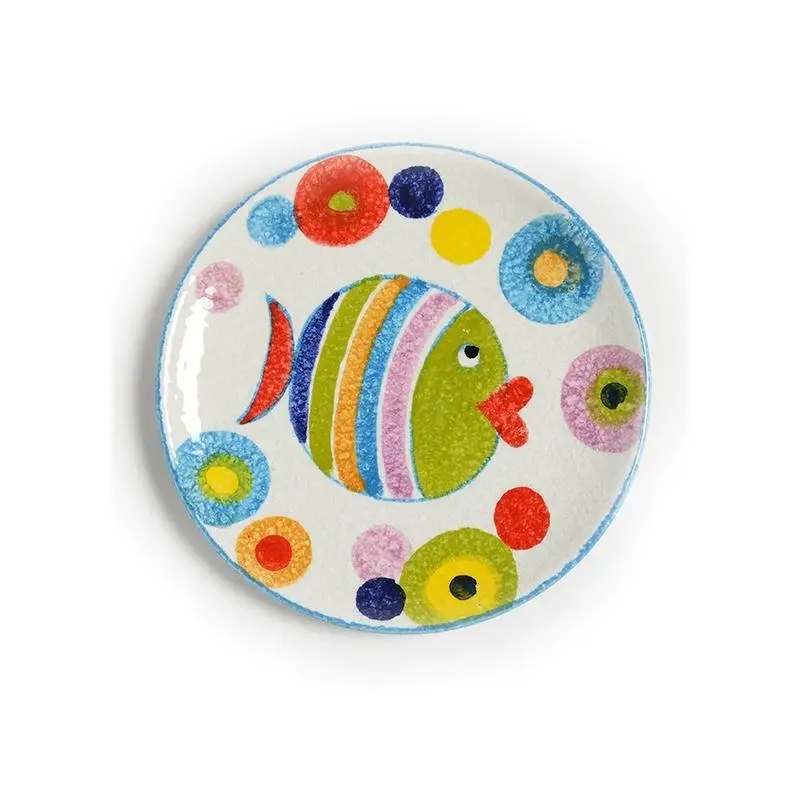 MODIGLIANI Piatto Frutta Pop Pesci - Ceramica