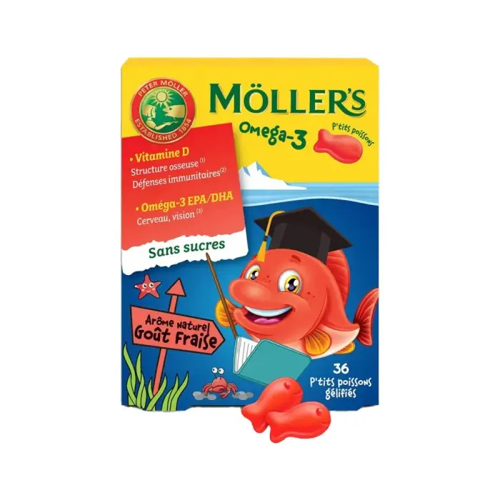 Omega-3 Pesce Fragola 36 caramelle - Integratore