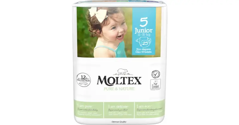 Moltex Pure & Nature Junior pannolini ECO usa e getta 11-16 kg 25 pezzi