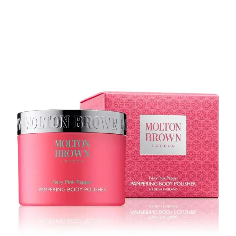 Molton brown Fiery Pink Pepper Pampering esfoliante corpo