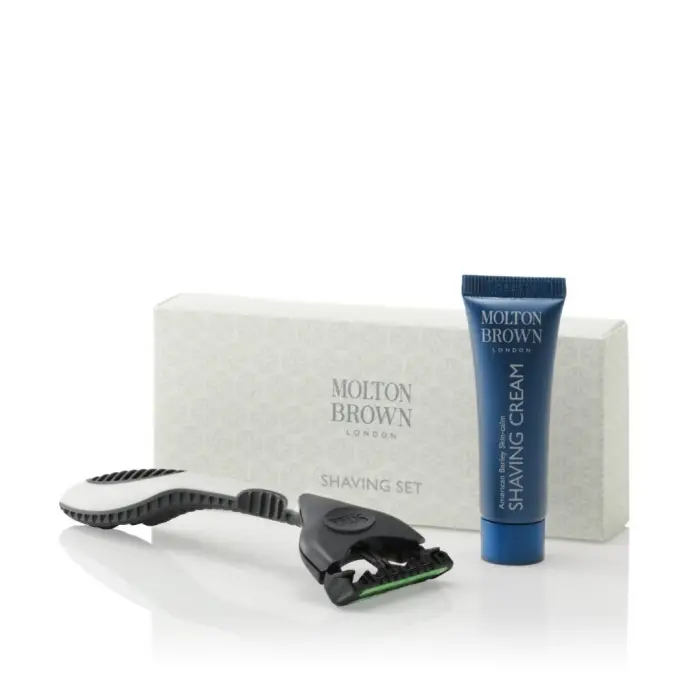 Molton brown Kit da barba Luxury Collection Set rasoio da barba 1 lama + crema da barba
