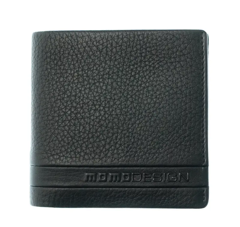 Momo Design Portafoglio uomo piccolo MO-07 Nero