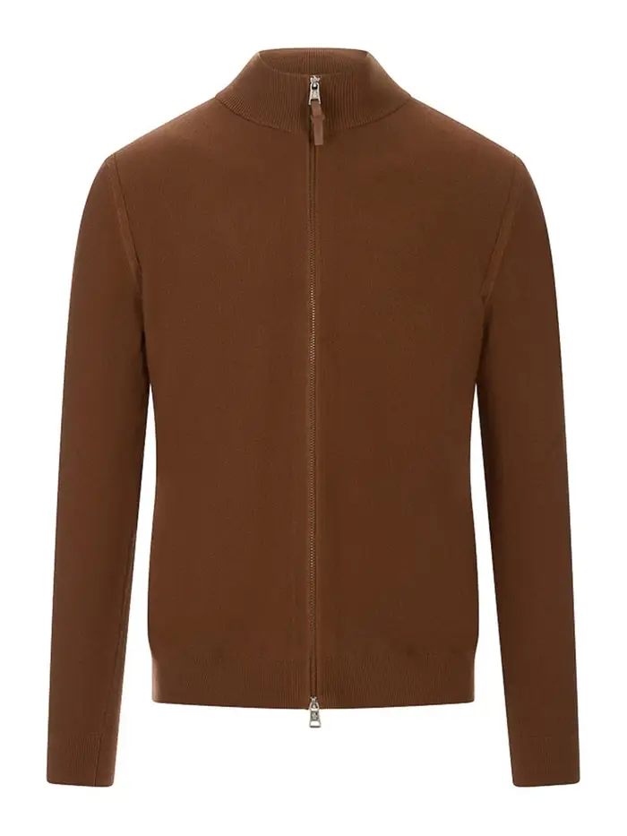 Moncler Cardigan in maglia Marrone