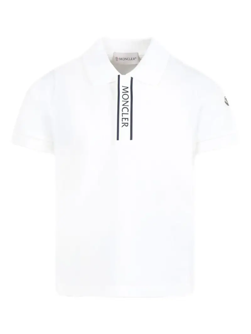 MONCLER KIDS Polo Bianco 4914932