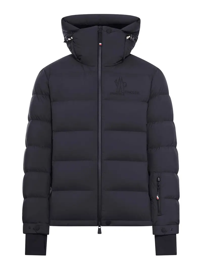 Moncler Piumino da sci Isorno con cappuccio Nero