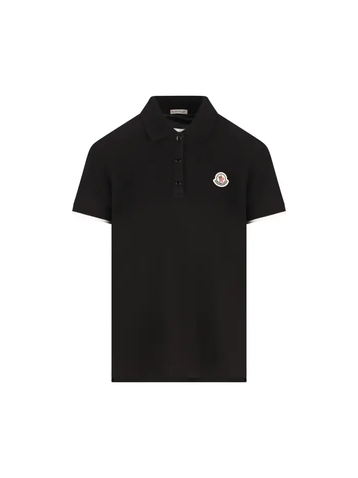Polo realizzata in cotone NERO