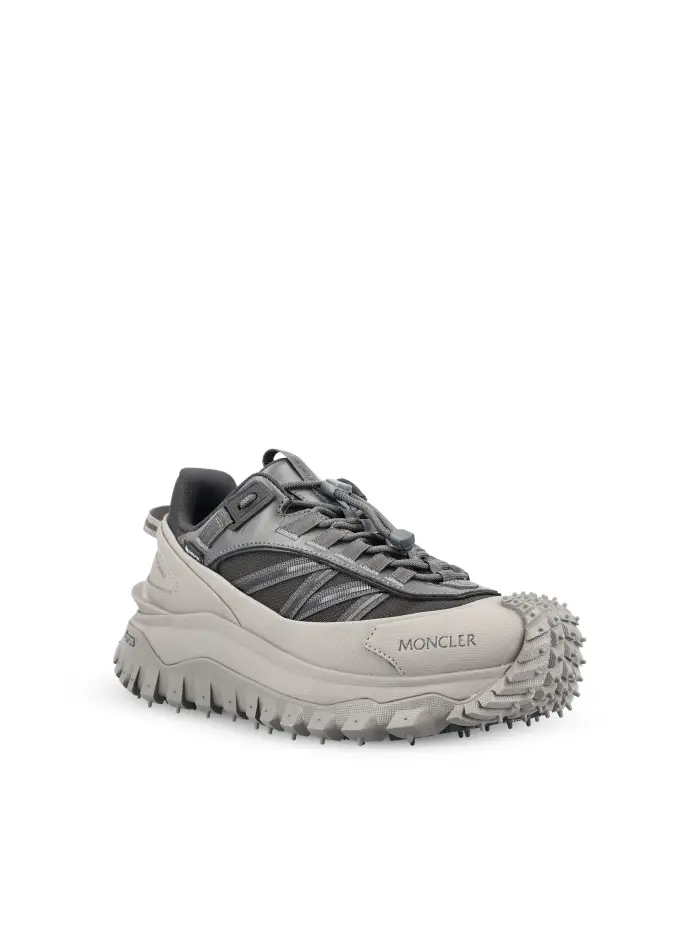 Sneakers in rete, nabuk e microfibra GRIGIO