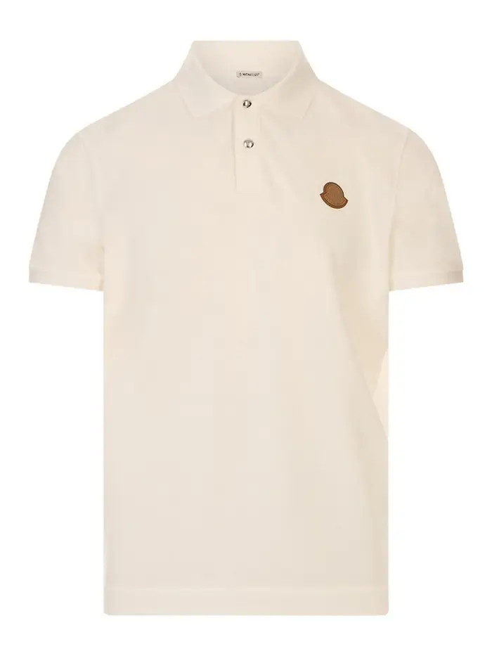 Moncler SS Polo Bianco