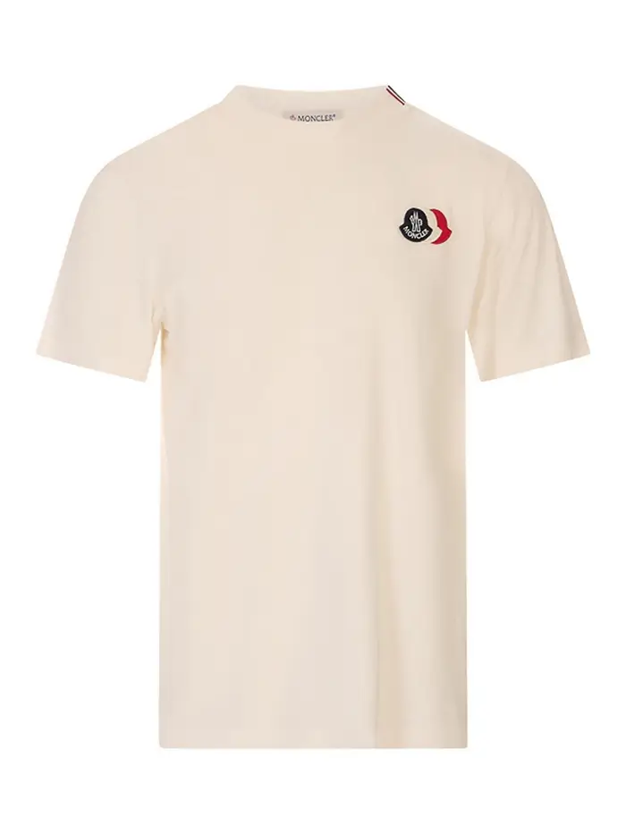 Moncler T-shirt delle SS Bianco