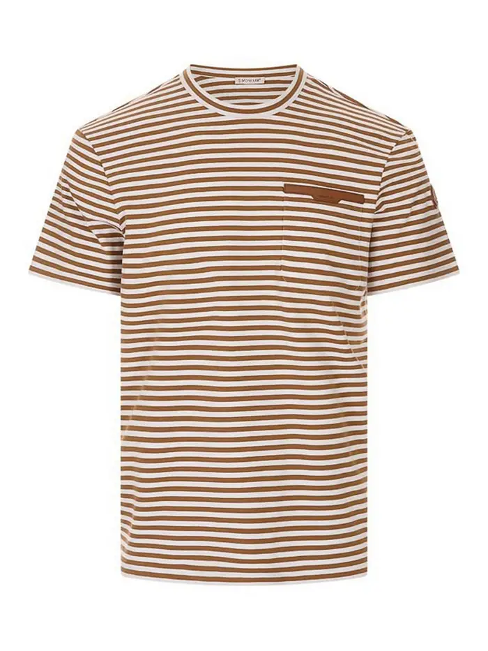 Moncler T-shirt delle SS Marrone