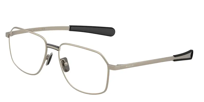 Moncler Unisex ME1010 1003 Montature da vista Metallo Bronzo Trasparente Squadrata Normale