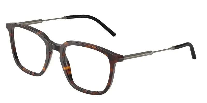 Moncler Unisex ME2012 3002 Montature da vista Acetato Tartaruga Trasparente Pantos Normale