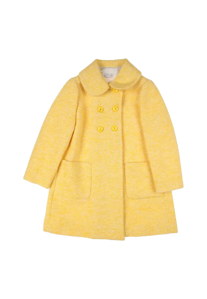 monnalisa Cappotto Bambina 170108_0502_GIALLO YELLOW