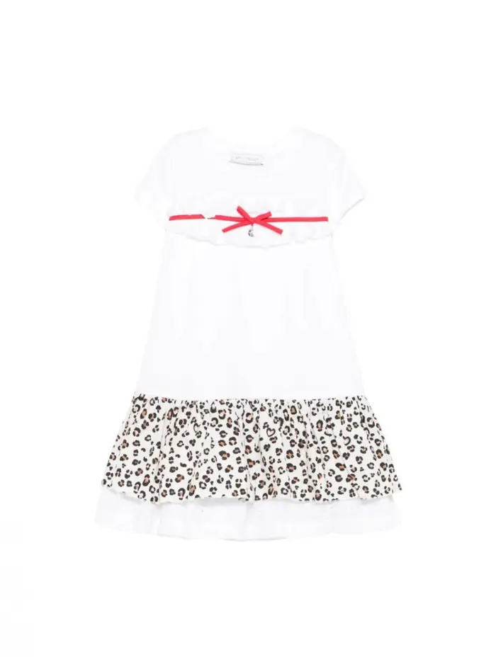 monnalisa Vestito Bambina 11E907_5202 WHITE