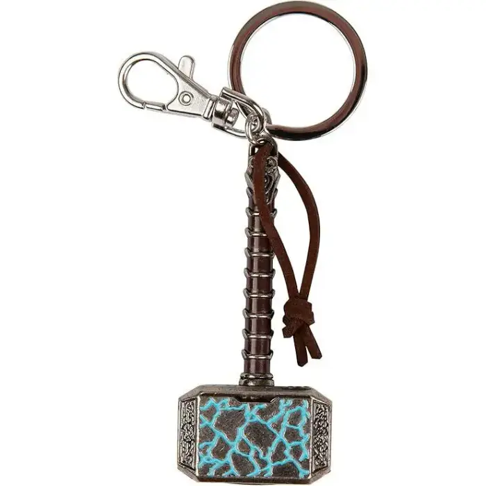 Monogram International Portachiavi Marvel Love And Thunder Thor Hammer Argenté