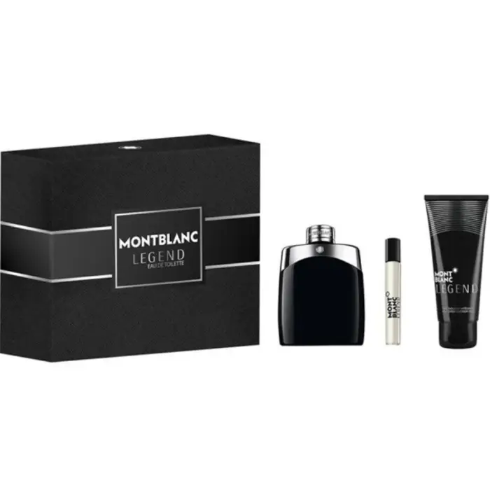 Mont Blanc Legend set regalo EDT 100 ml, gel doccia 100 ml e EDT in miniatura 7, 5 ml