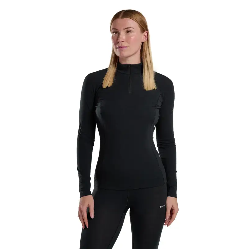 Montane Maglietta a maniche lunghe con zip da donna Malli