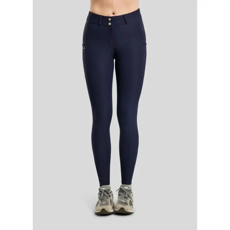 Montar Pantaloni da equitazione full grip da donna Megan