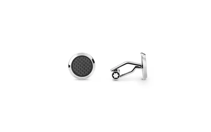MONTBLANC Gemelli Meisterstück Con Inserti Con Motivo Carbonio