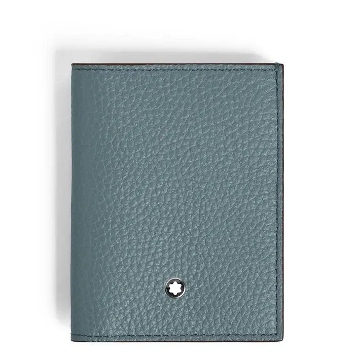 Portafoglio Mini 4 Tasche In Pelle Con Grana - Montblanc