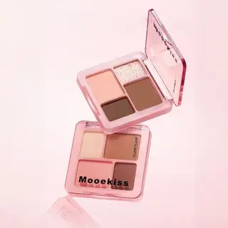 Plump 4-Color Aegyo-Sal & Eyeshadow Palette - 2 Types 01# Milky Pink - 5g