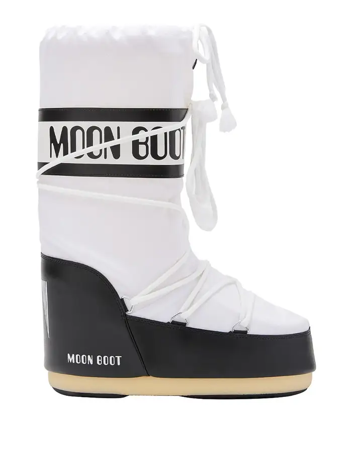 Moon Boot Icona in nylon Argento