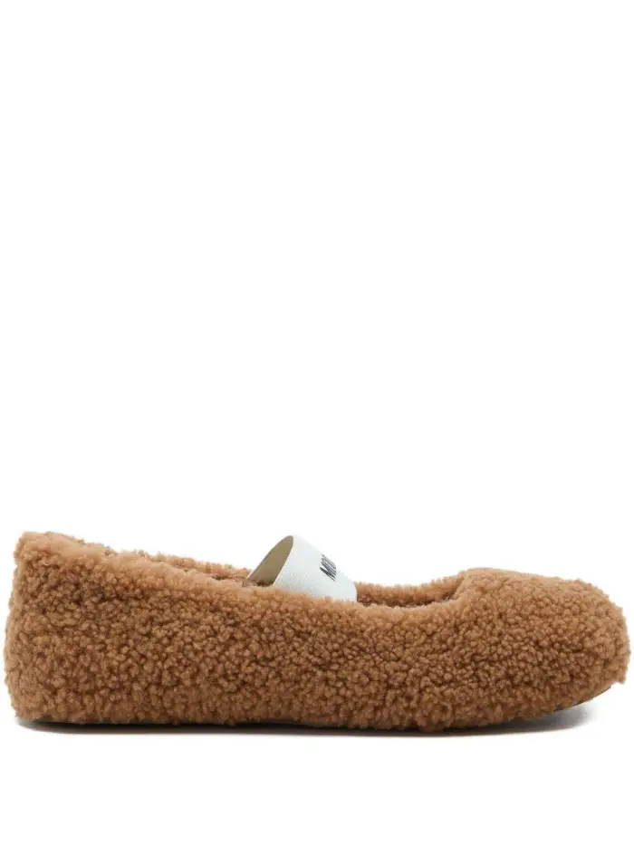 moon boot mb shearling ballerina