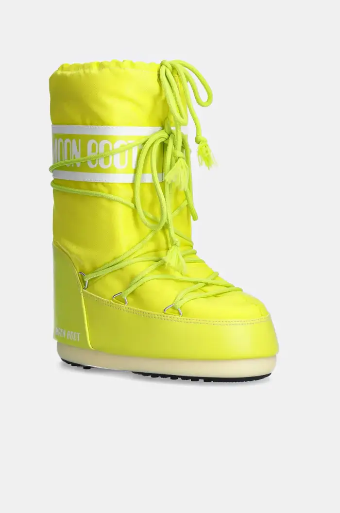 moon boot stivali da neve bambini ICON NYLON Verde