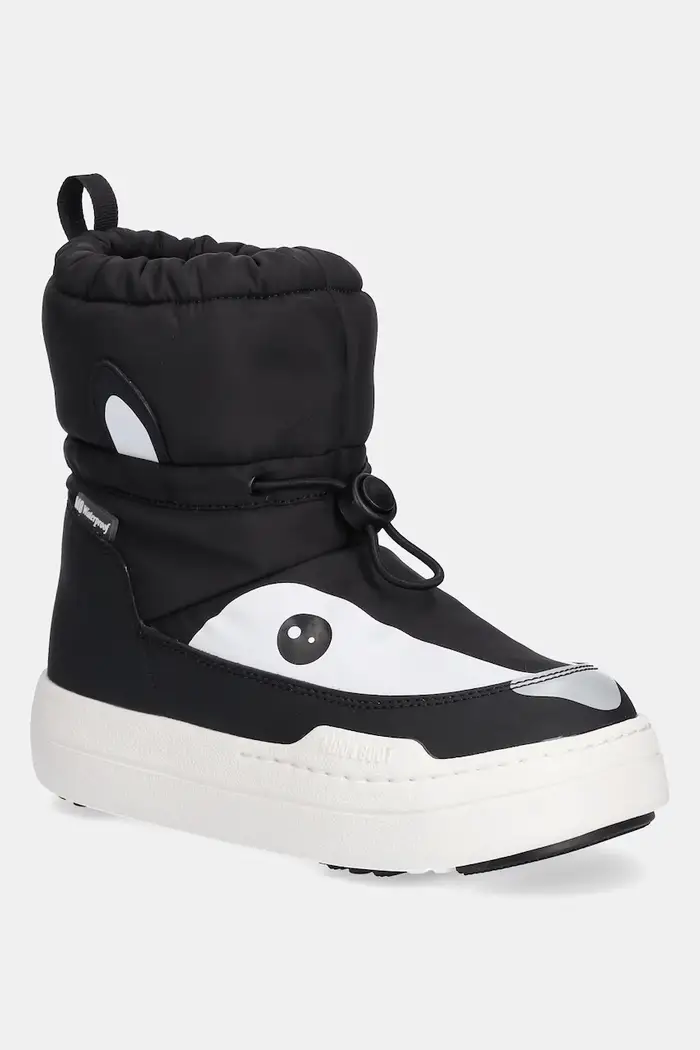 moon boot stivali da neve bambini MB JR PARK TUBE MID ANIMAL WP Nero