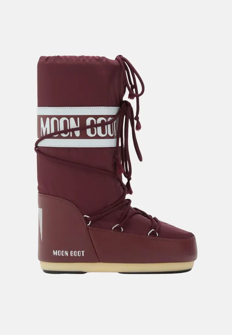 moon boot Stivali da neve ICON bordeaux per uomo e donna