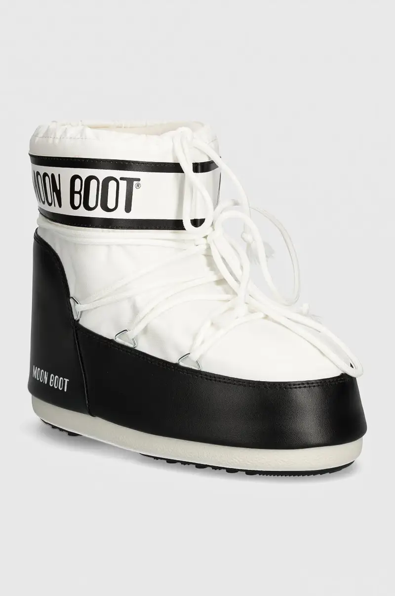 moon boot stivali da neve MB ICON LOW NYLON colore bianco 80D1409340 A001