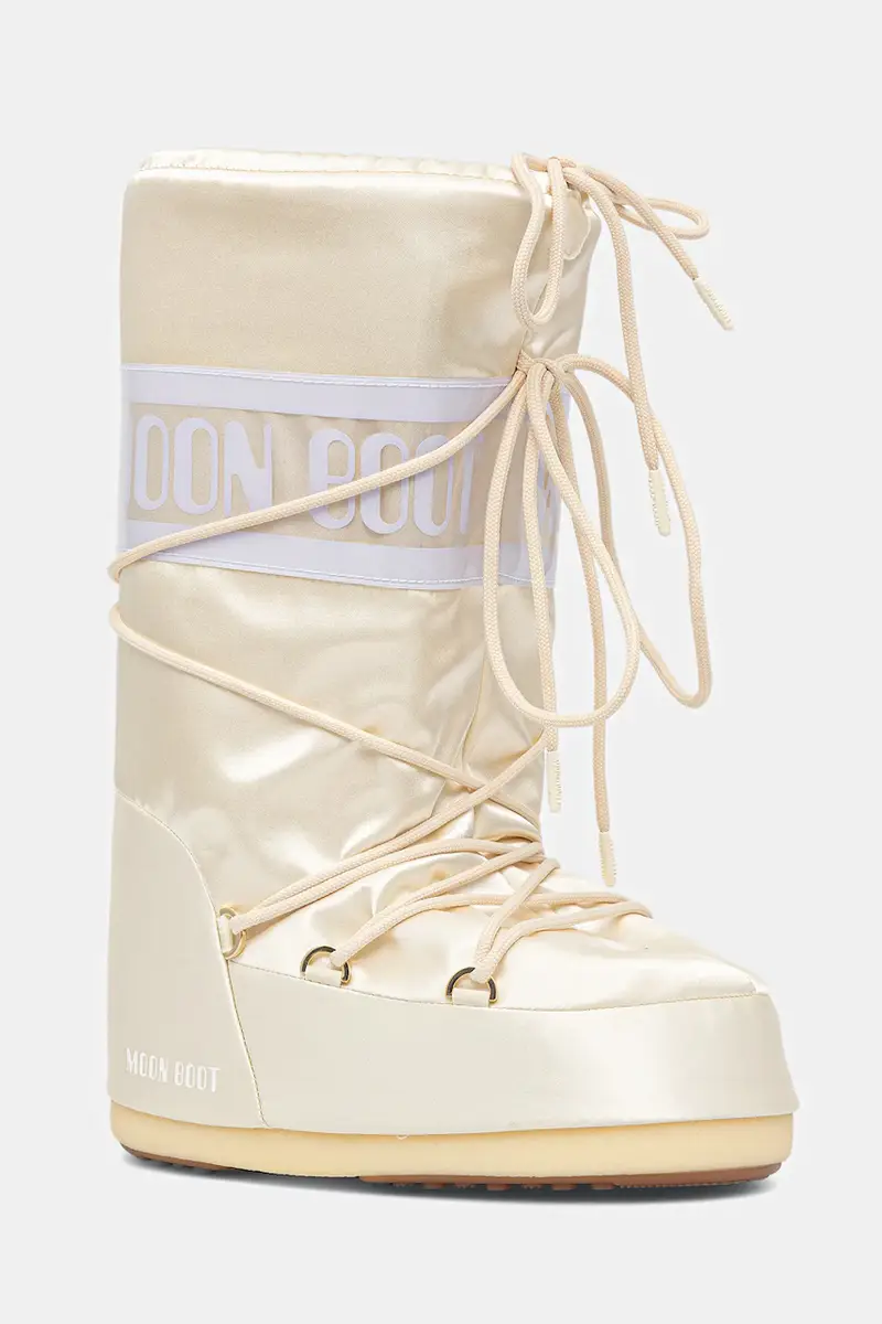 moon boot stivali da neve MB ICON PEARLY colore beige 80D1403060 L020