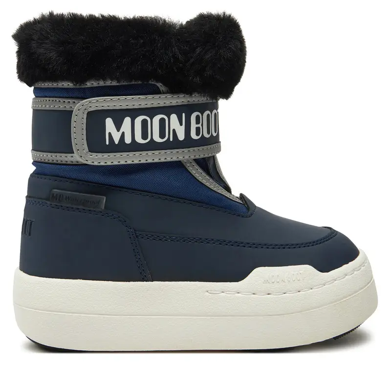 Moon Boot Stivali da neve Junior Park Strap 80D3440030 Blu scuro
