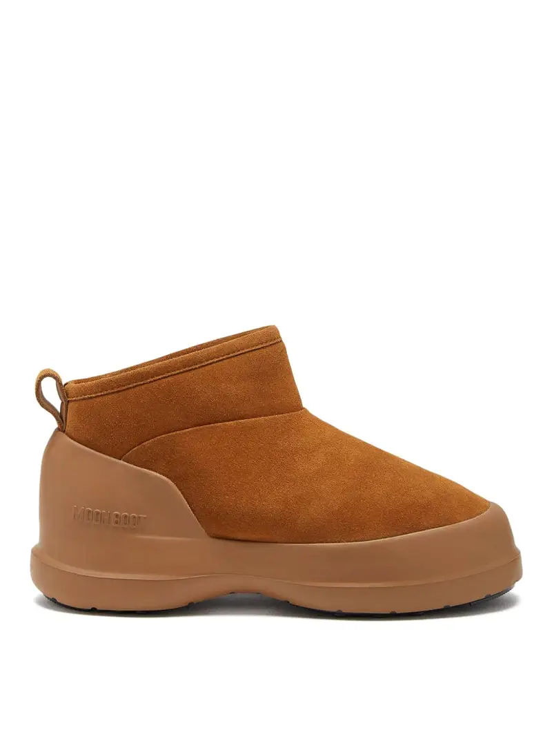 Moon Boot Stivali in pelle Marrone