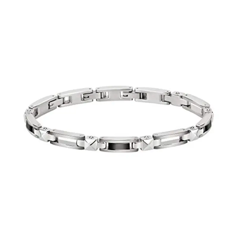 Morellato Bracciale da uomo, Collezione Cross, in Acciaio, Idee Regalo Uomo, Bracciale Uomo di Marca - SKR57