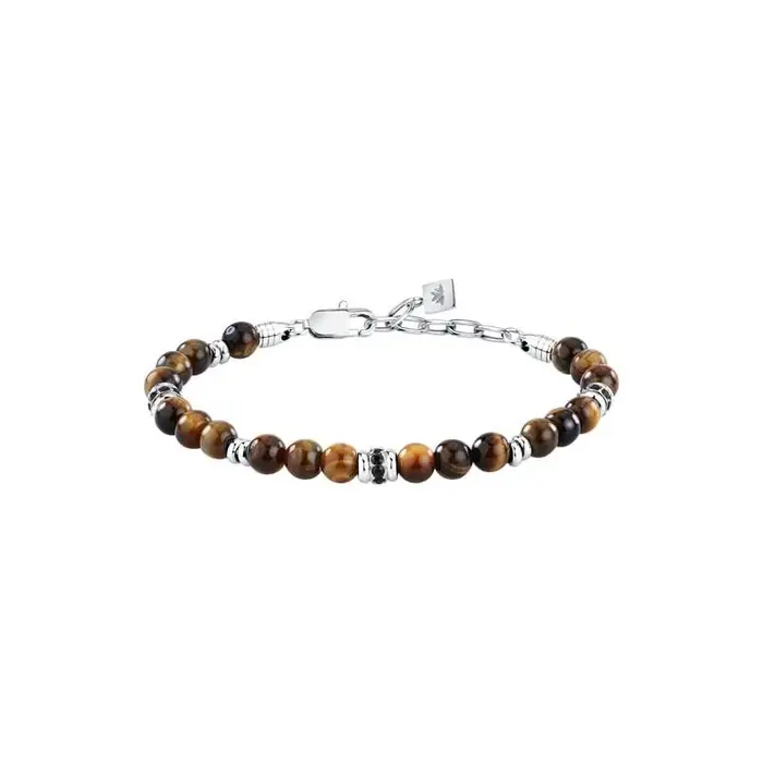 Bracciale Uomo Morellato Pietre - Acciaio E Cristalli