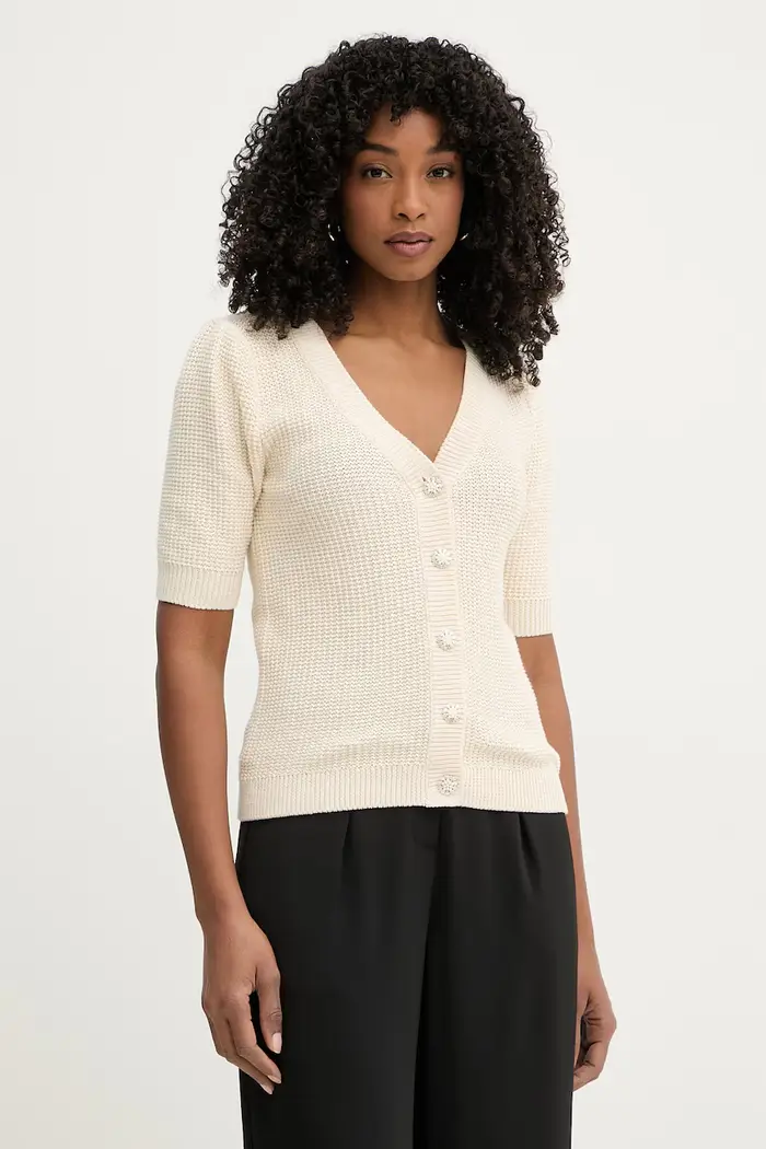 Morgan cardigan da donna in cotone Beige
