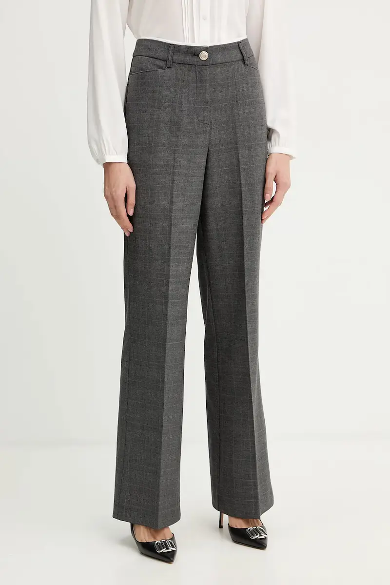 Morgan pantaloni donna colore grigio PTARY.F