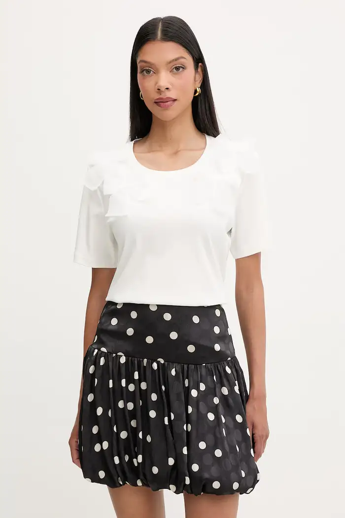 Morgan t-shirt da donna in cotone Bianco