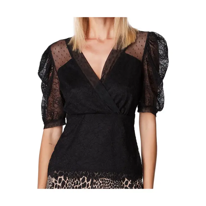 T-shirt & Polo Morgan 222-DRINK Nero