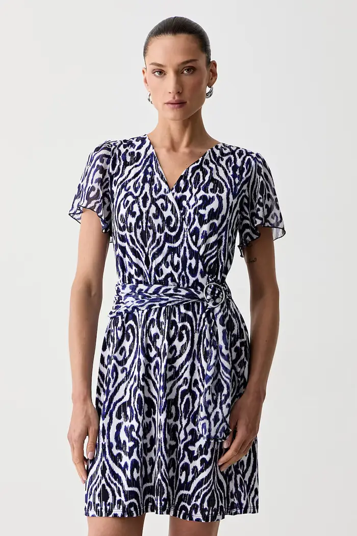 Morgan vestito svasato RNINO Blu navy