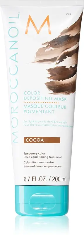 MoroccanOil Color Depositing maschera nutriente delicata senza pigmenti colorati permanenti Cocoa 200 ml