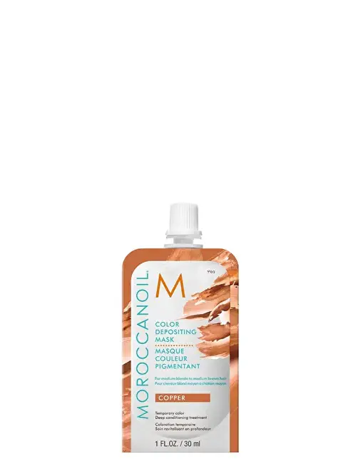 MoroccanOil Maschera per capelli tonificante al rame brillante ( Color Depositing) - Volume 200 ml